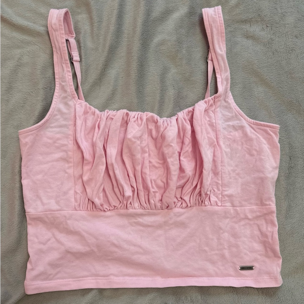 Pink Ruched Women's Top